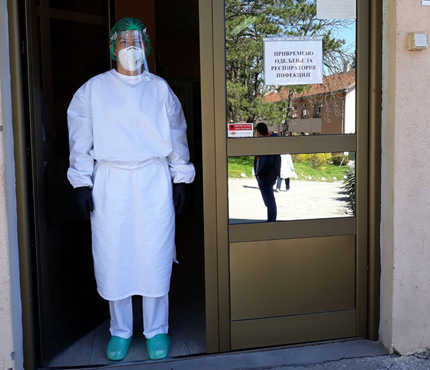 Tрудница инфицирана ковидом 19 смештена на респираторном одељењу куршумлијског Дома здравља